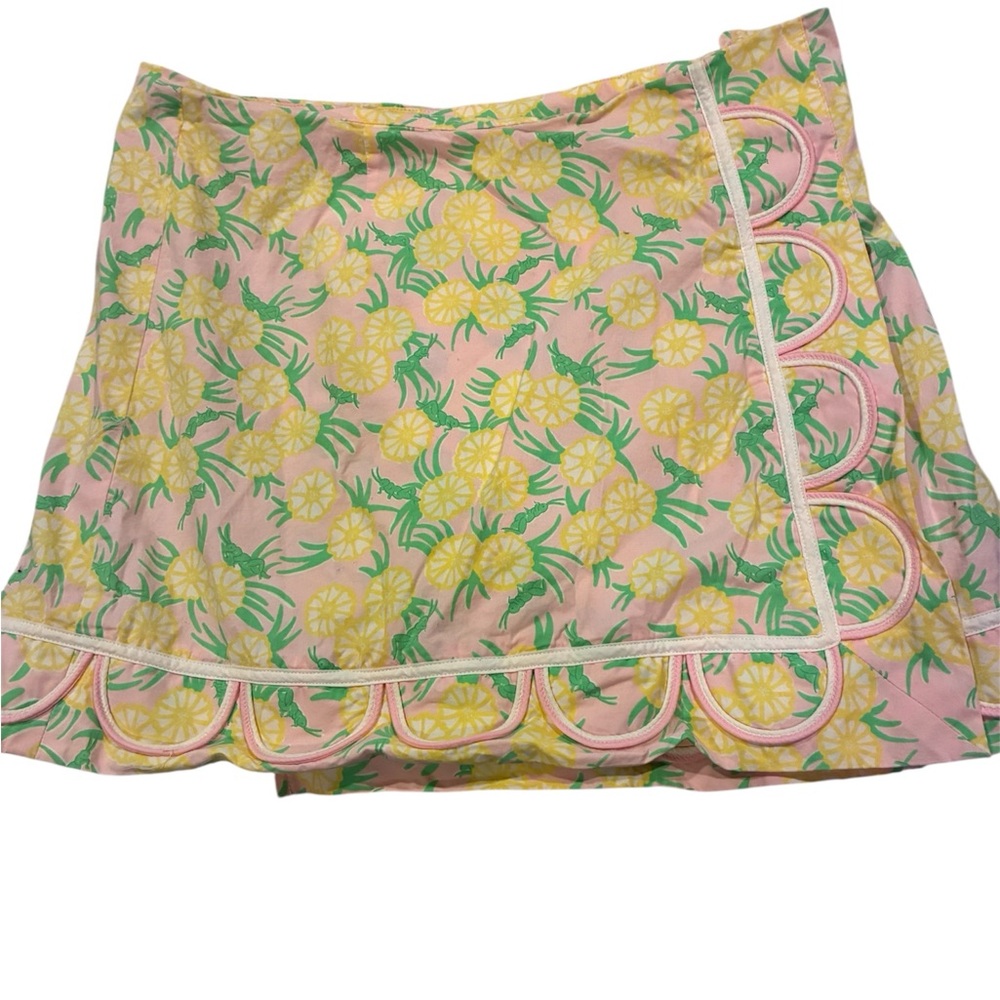 Lilly Pulitzer Pink and Yellow Floral Skort